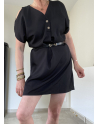 Robe courte Charline en noir