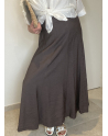 Jupe Julie couleur chocolat