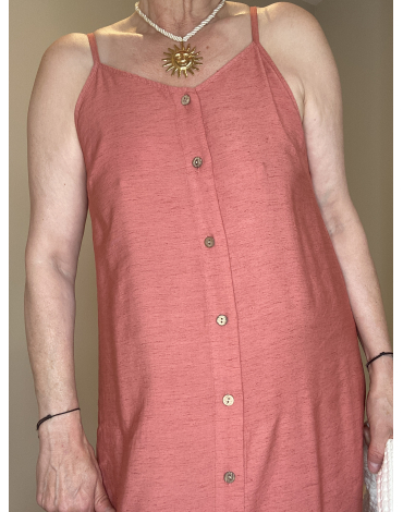 Robe Carmen en terracota