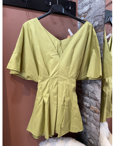 Tunique  Kitty en vert olive