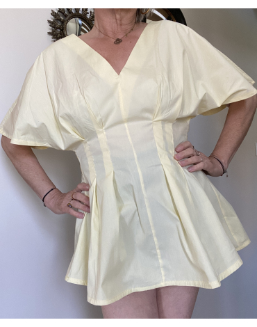 Tunique Kitty en jaune