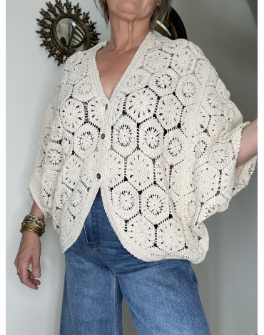 Gilet crochet Charlie