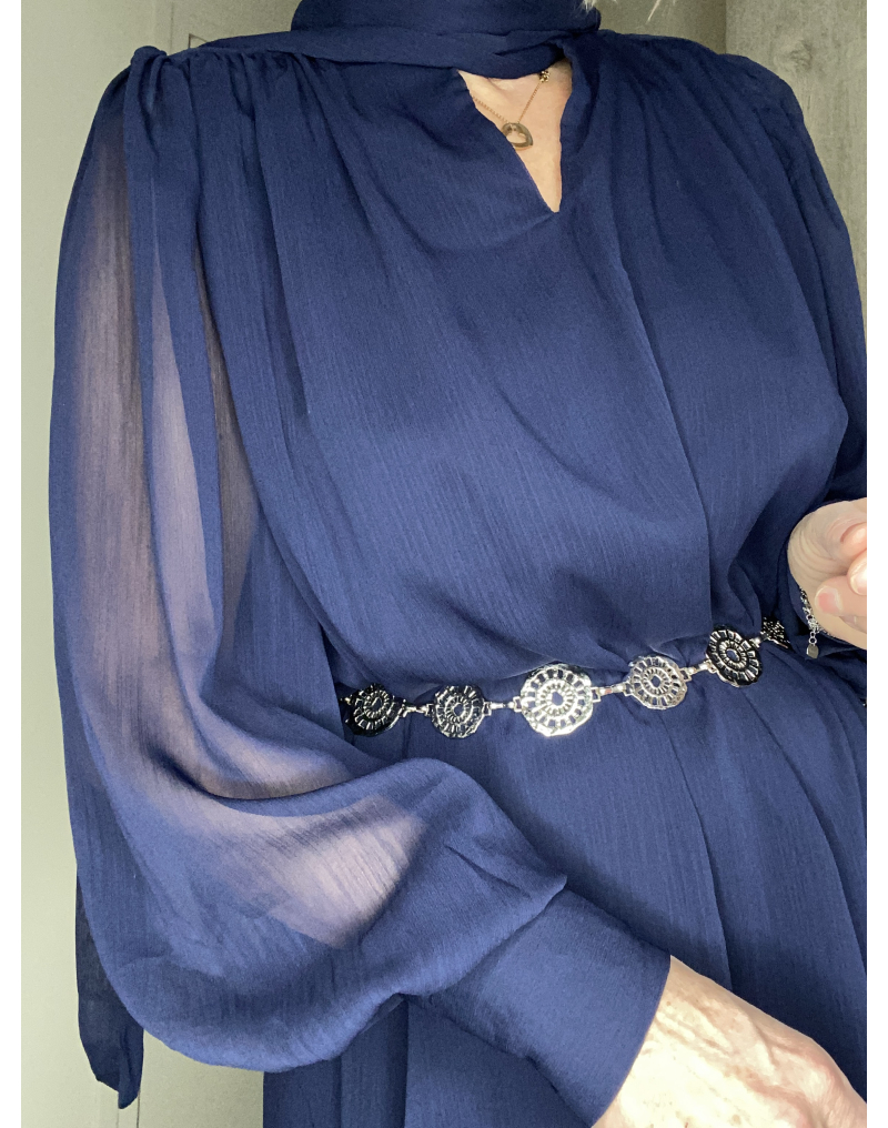 Robe Lyse en bleu marine