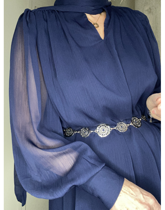Robe Lyse en bleu marine